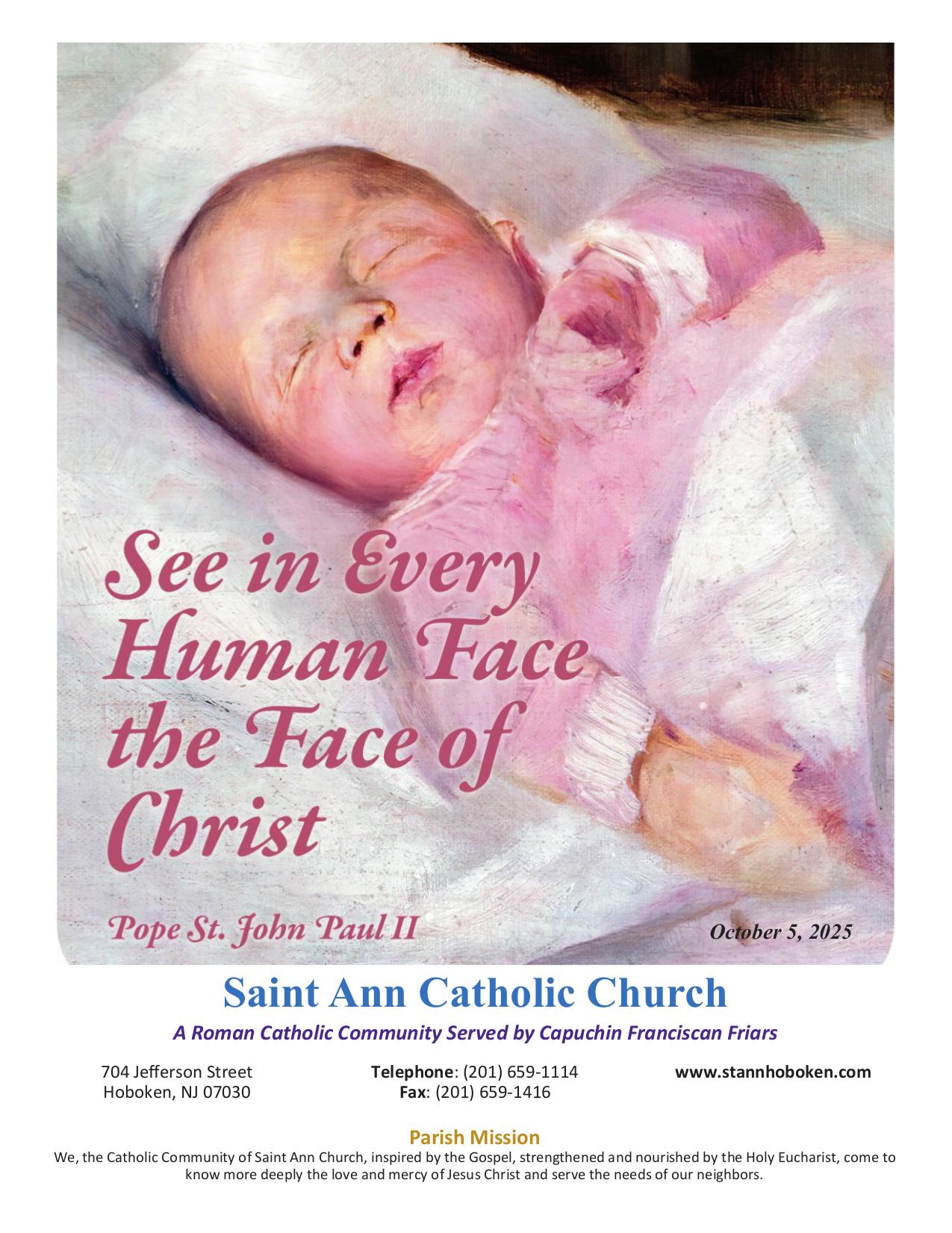 october 5, 2025 Bulletin