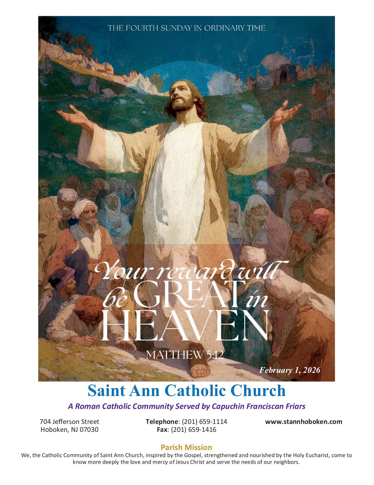 february 1, 2026 Bulletin