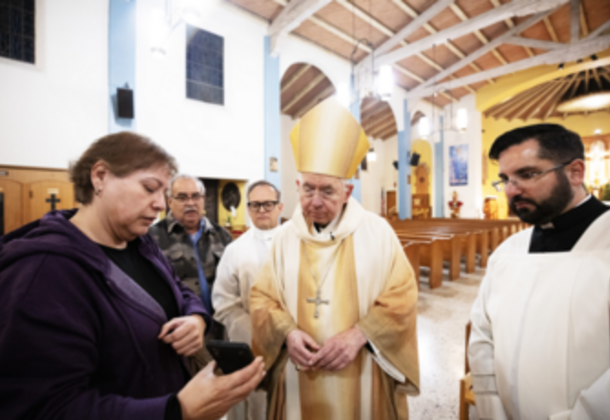 Eaton Fire victims find solidarity at San Gabriel Mission Mass