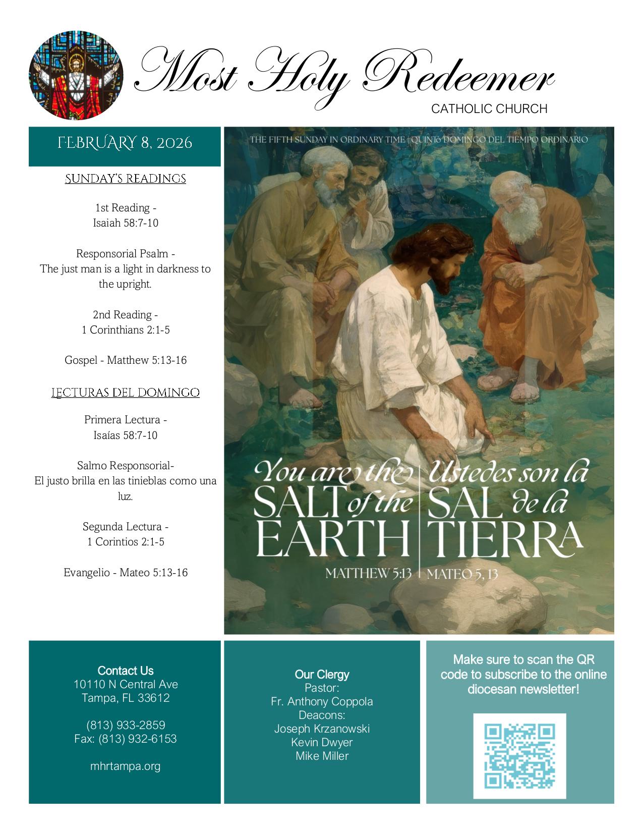 february 8, 2026 Bulletin