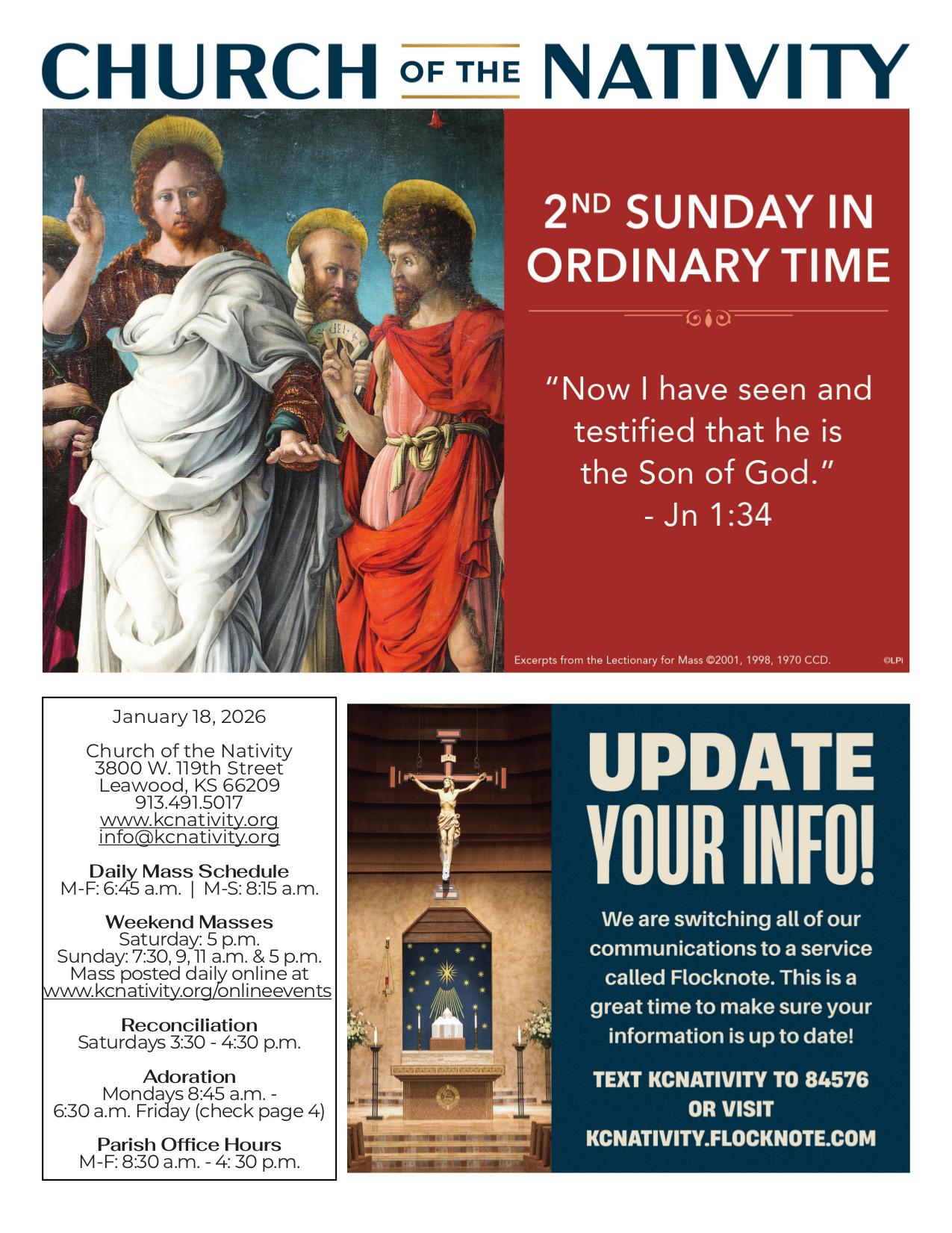 january 18, 2026 Bulletin