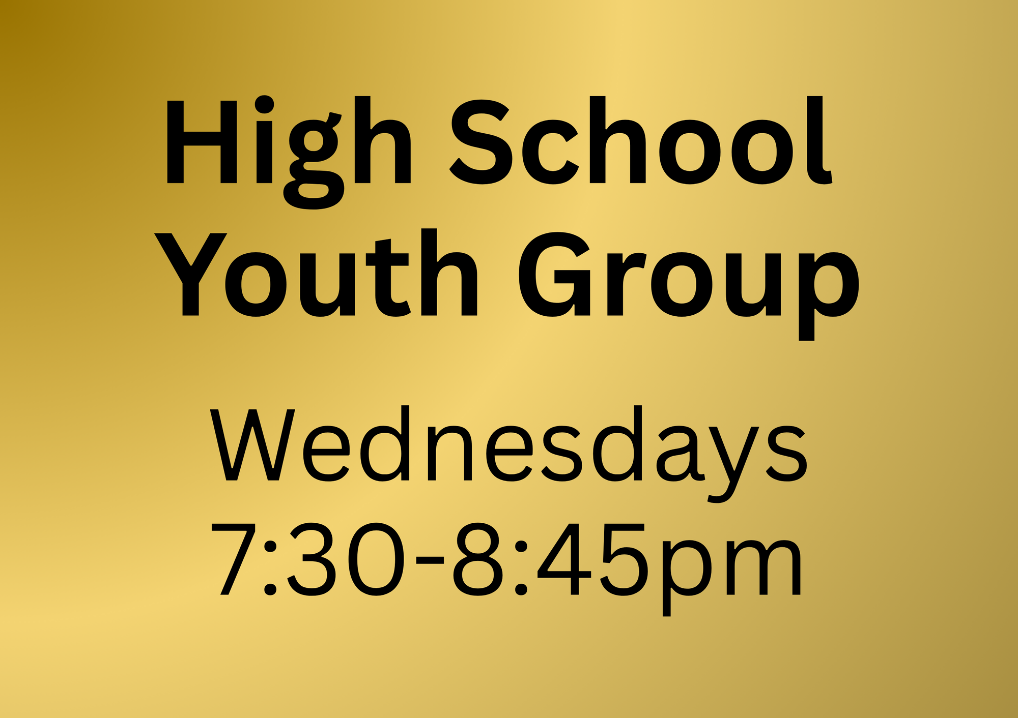 Youth Group Main Page