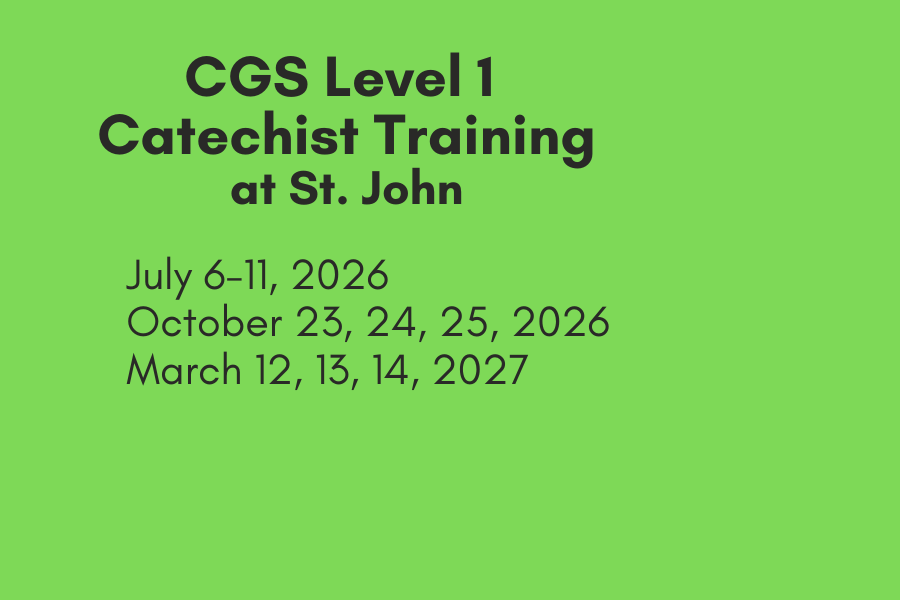 Level 1 Catechist Training