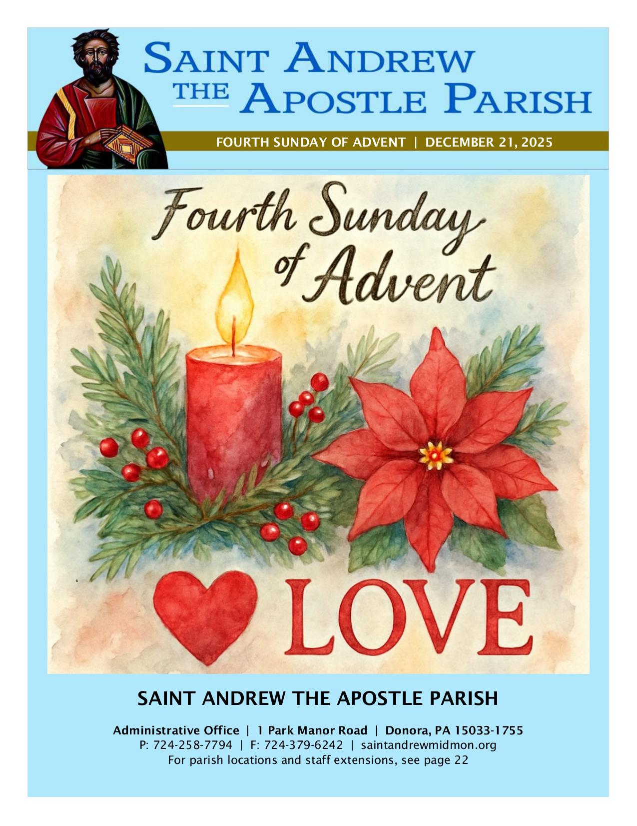 december 21, 2025 Bulletin