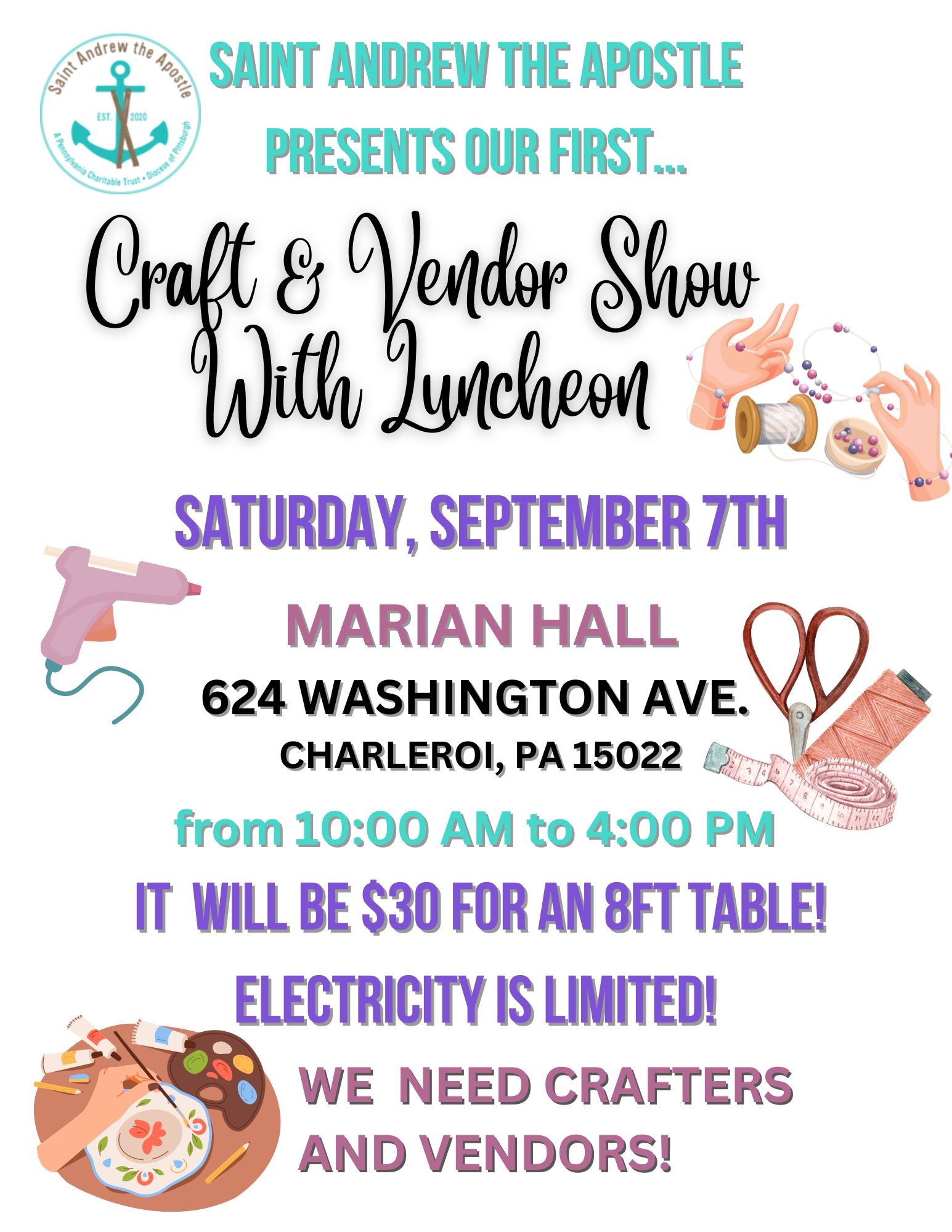 Social Events & Fundraisers Saint Andrew the Apostle