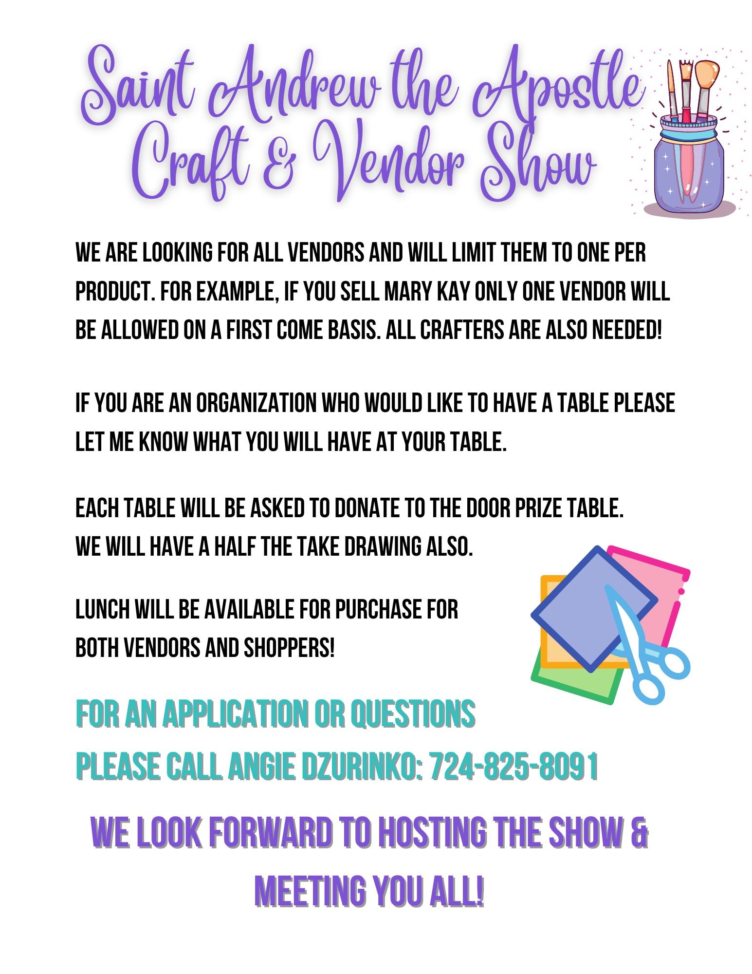 Social Events & Fundraisers Saint Andrew the Apostle