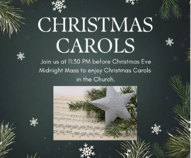 Christmas Carols before Midnight Mass
