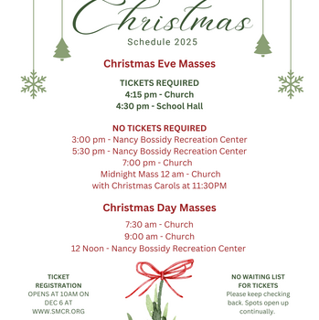 Christmas Mass Schedule
