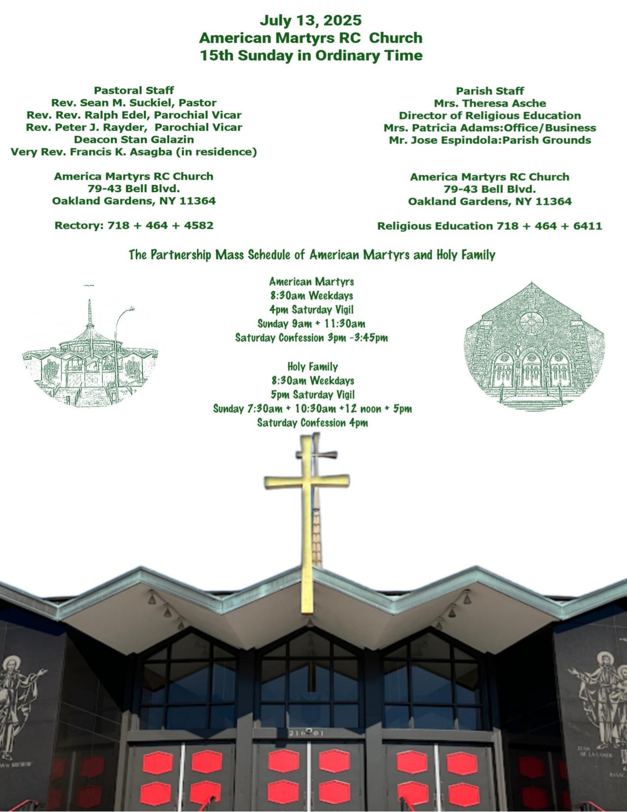 july 13, 2025 Bulletin