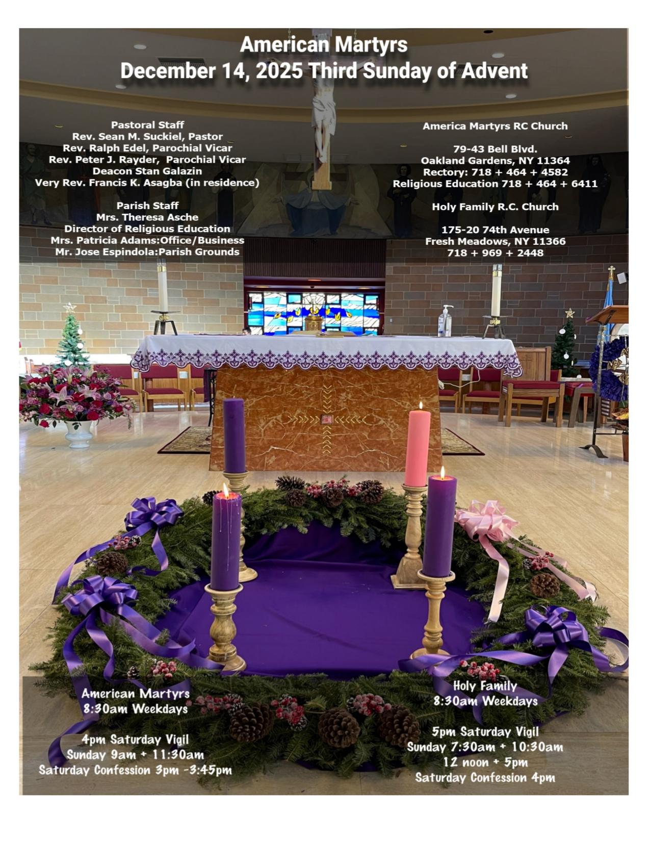 december 14, 2025 Bulletin