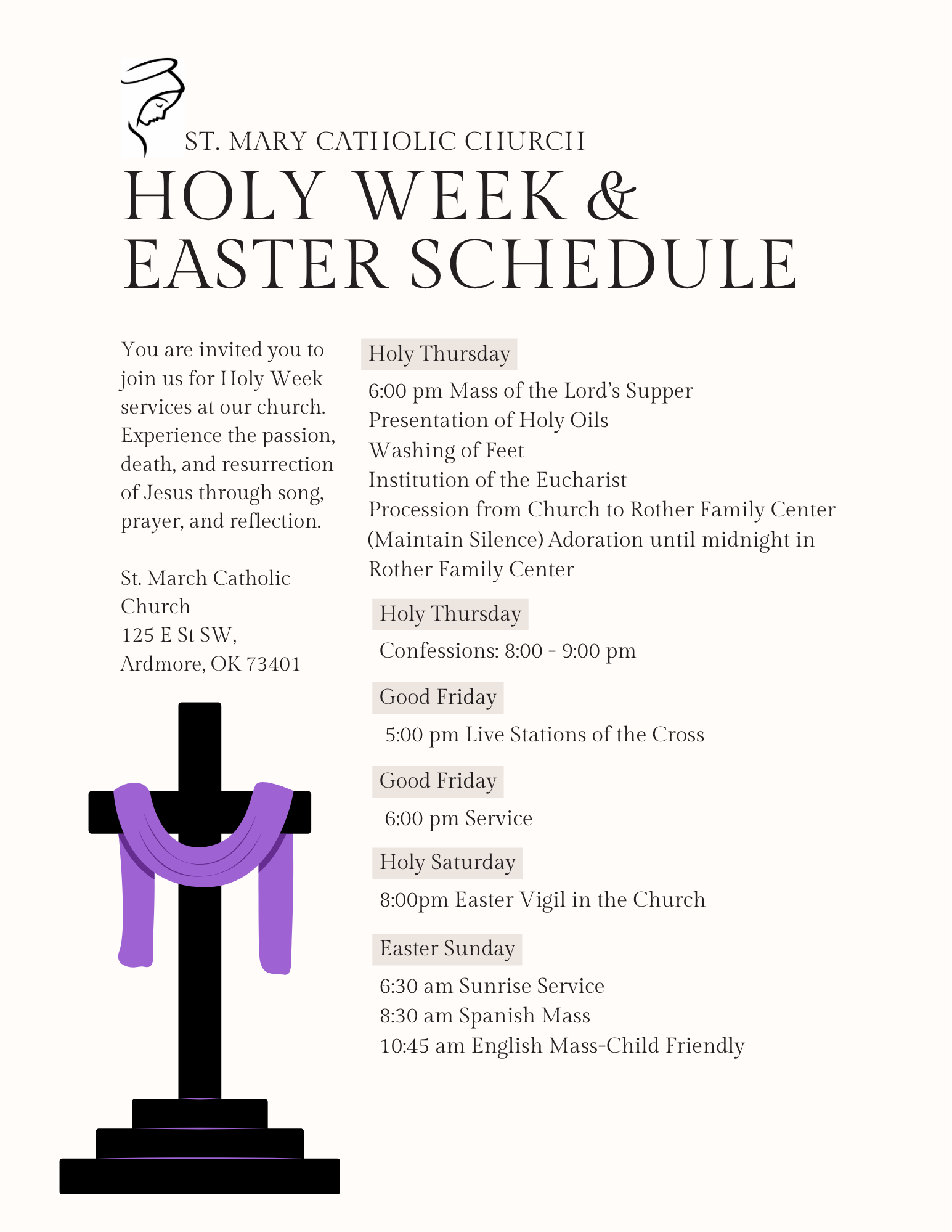 Holy Week 2026