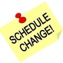 Mass Schedule Changes This Week