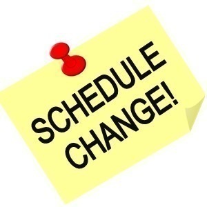 Mass Schedule Changes