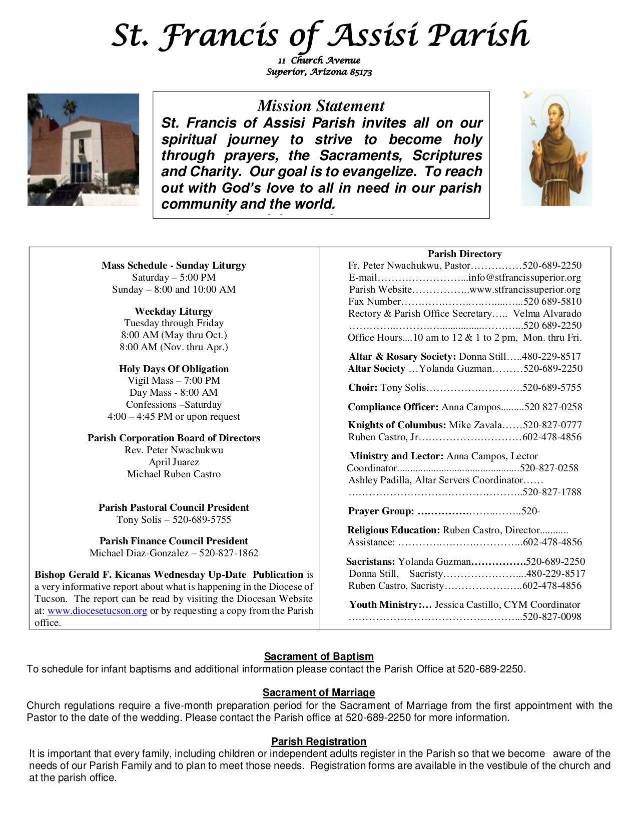 december 7, 2025 Bulletin