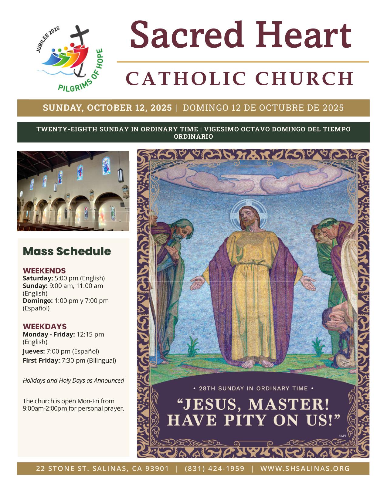 october 12, 2025 Bulletin