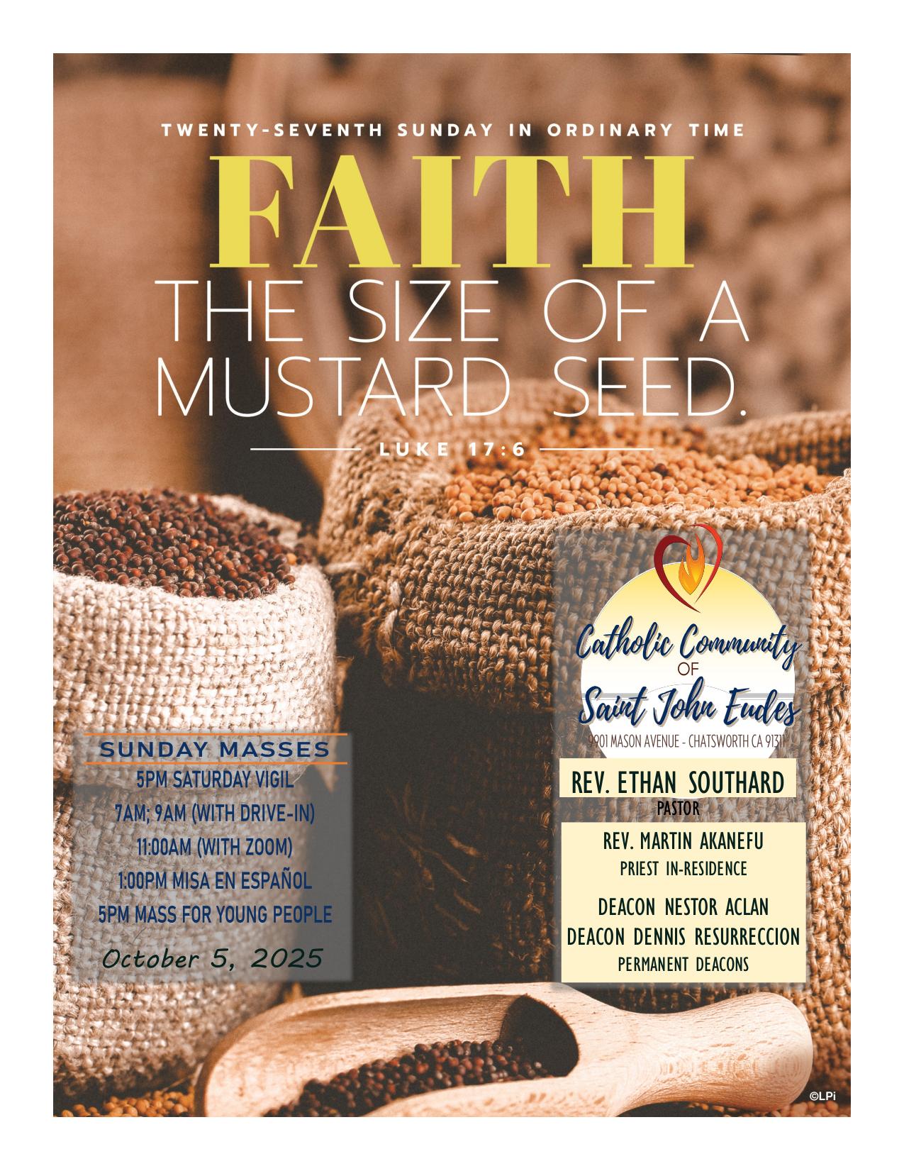 october 5, 2025 Bulletin