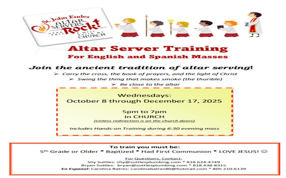 Altar Server Training