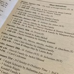 Small Number of Mass Intentions Remaining