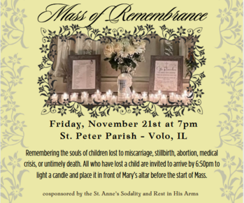 Mass of Remembrance November 21