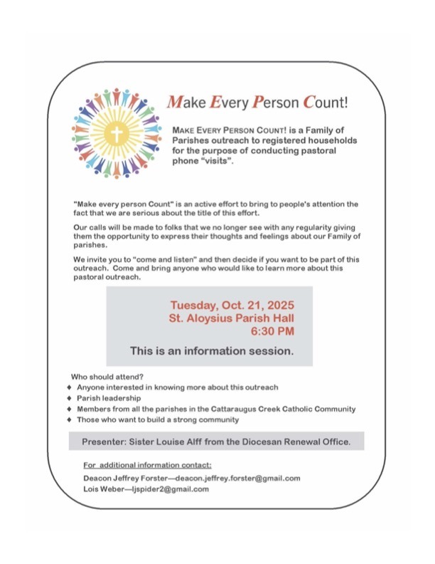 Make Every Person Count!