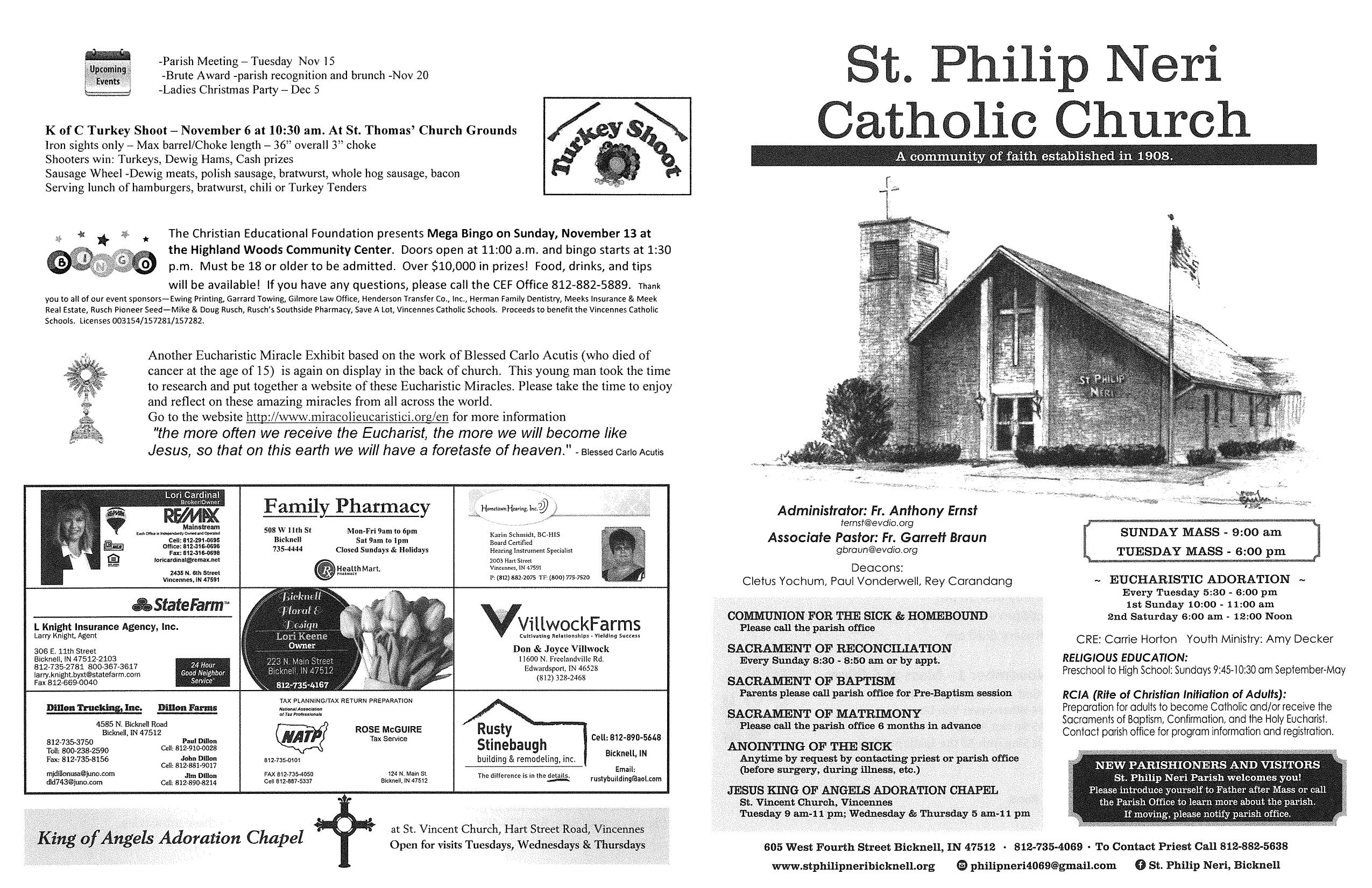 october 30, 2022 Bulletin