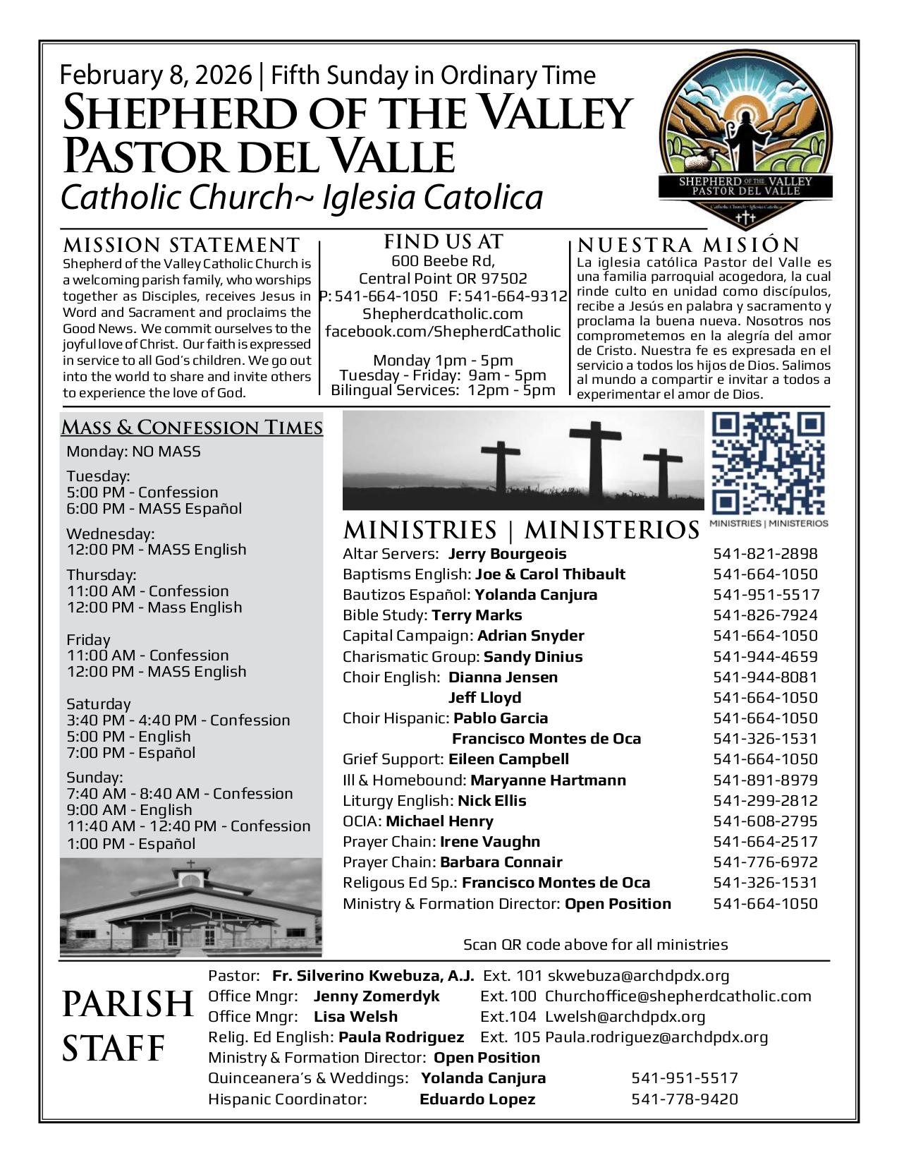 february 8, 2026 Bulletin