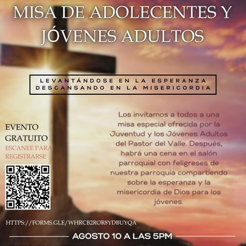Misa de Adolescentes y Jovenes Adultos