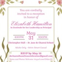 Celebrating Mrs. Elizabeth Hamilton, School Principal
