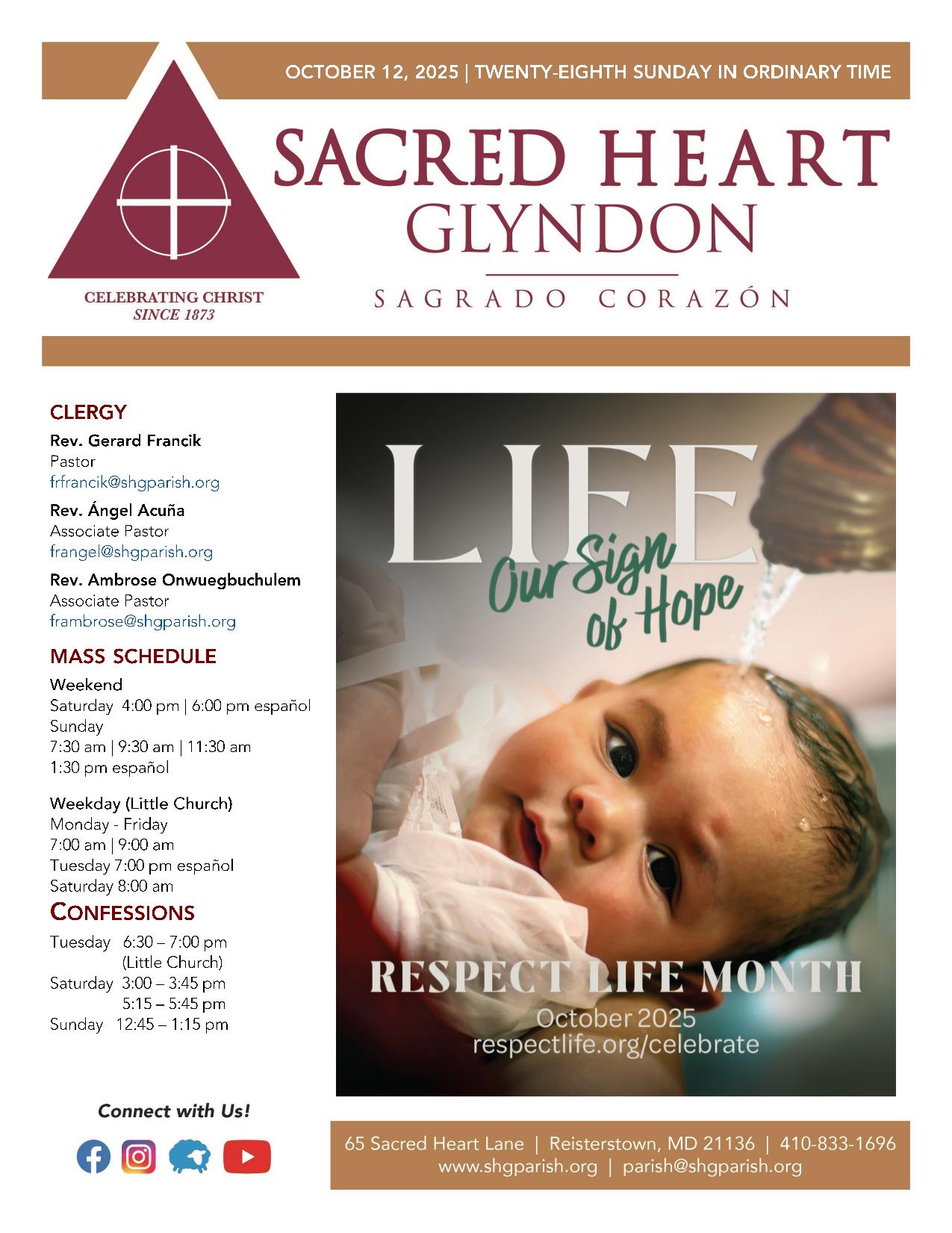 october 12, 2025 Bulletin