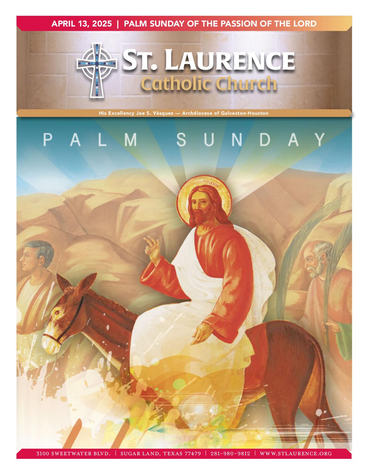 april 13, 2025 Bulletin