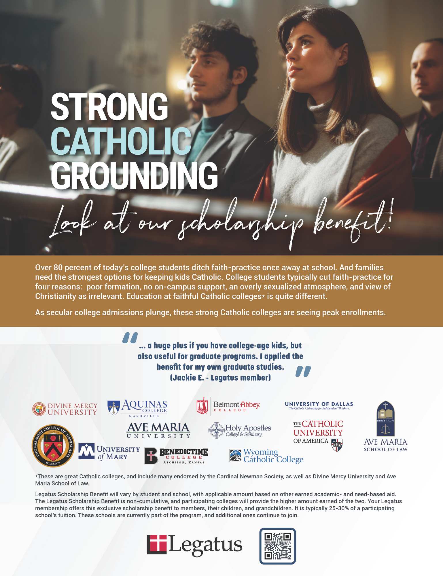 Legatus Scholarship Benefit