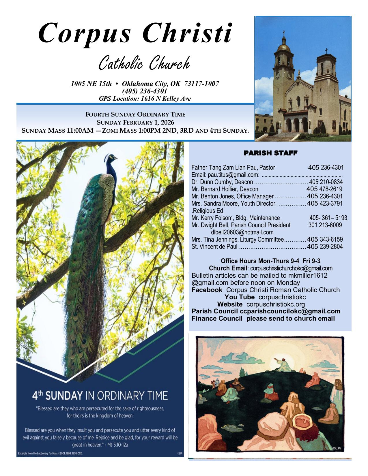 february 1, 2026 Bulletin