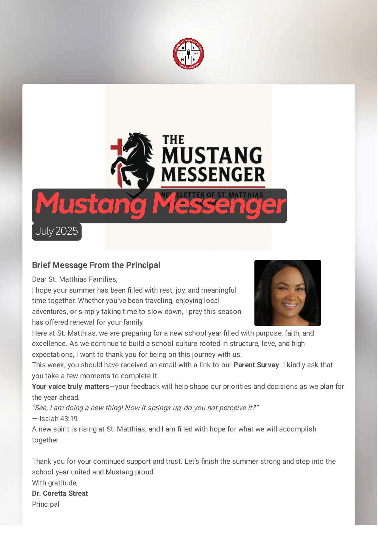 july 23, 2025 Bulletin