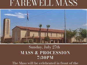 St. Anthony of Padua Farewell Mass
