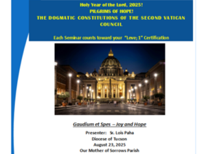The Constitutions of Vatican II Seminars: Gaudium et Spes