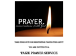 Taize Prayer Service