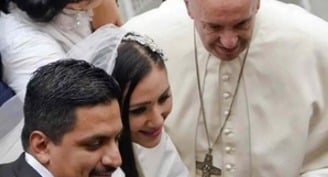 Pope urges couples facing ‘stormy seas’ of COVID to keep marriages afloat