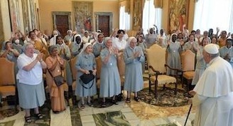 Pope to Canossian Sisters: Be 'Women of the Word' like Mary