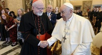 Pope asks Papal Foundation to work for church unity