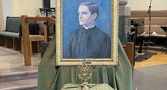 Blessed McGivney Relic Visits Tucson