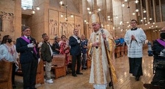 Arzobispo Gomez interpela a los líderes sobre la inmigración durante Misa