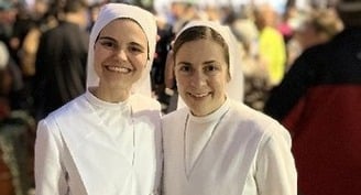 You better believe these nuns can run -- even wearing their habits