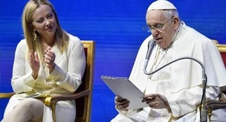 Italian leader says pope will join G7 discussion on AI