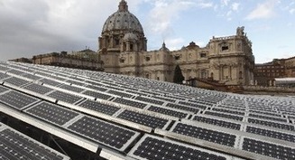 Pope launches project to get Vatican to run solely on solar power