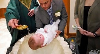 In families involved in occult practices, does baptism free their infants from such things?
