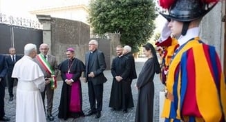 Pope asks for respect in debate about archdiocese honoring Sen. Durbin