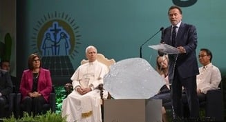 World must come together to fight climate change, Pope Leo says