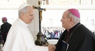 In first visit with Pope Leo, Archbishop Hebda delivers Annunciation letters to pontiff