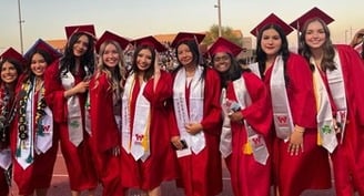 Graduating seniors earn associate's degree