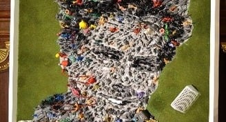 Mosaic of 1,000-plus toy figures depicts Blessed Carlo's faith, devotion and computer savvy